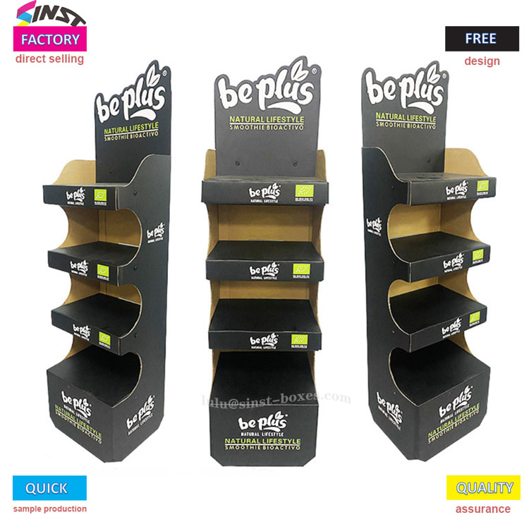 シャンプーダンボールディスプレイラックでシャンプーを輝かせます